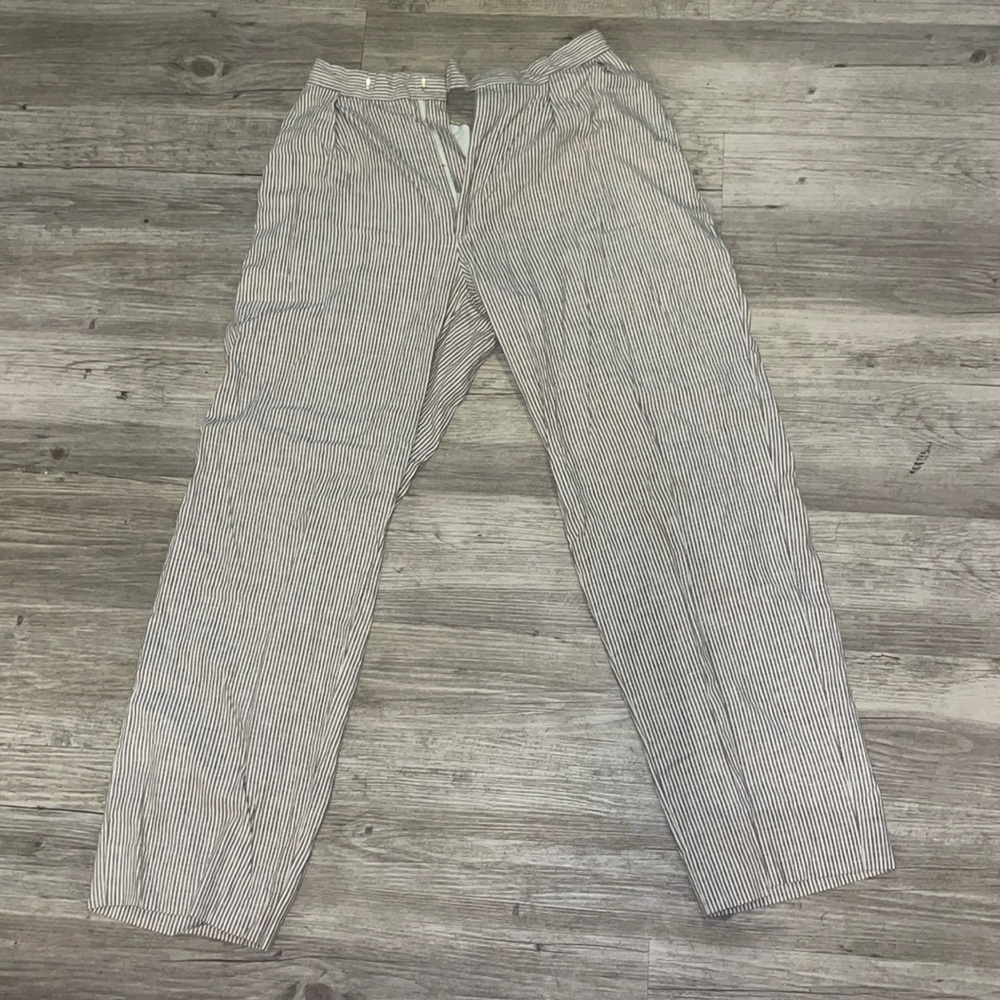 Polo Ralph Lauren Vintage Linen Striped Suit Pants Size 30-32